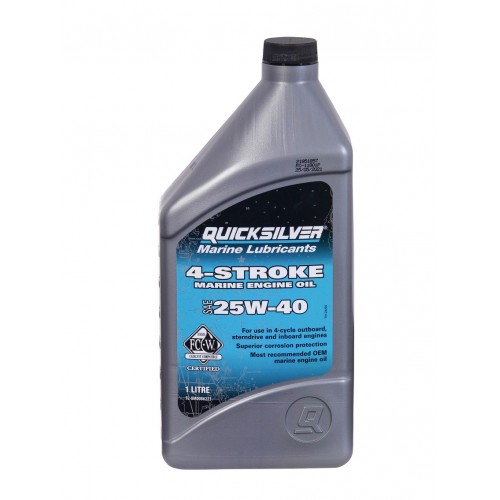 Quicksilver 4stroke 25W40 Marine Engine Oil Liverpool Power Boats